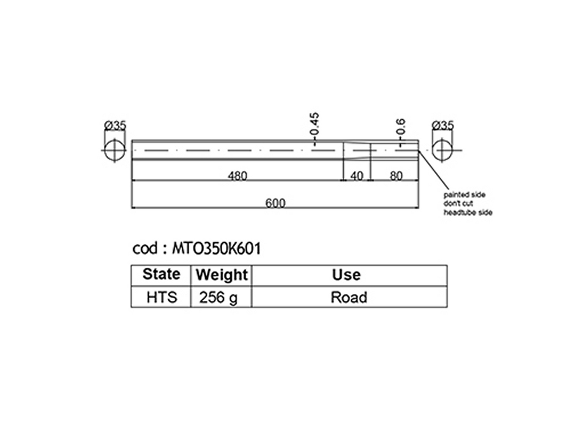 Dedacciai Top Tube, 35.0 - Road Round