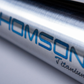 close up image of logo of Thomson Ti handlebar