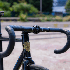 thomson handlebars on a steel bike