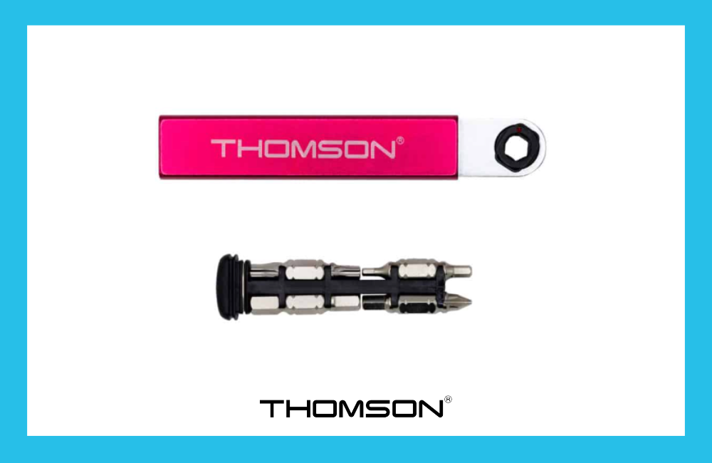 Thomson Pocket Wrench laid horizontally with a white background